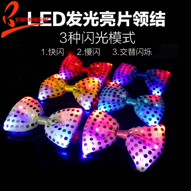 Corbata Luminosa para Fiestas – Brillante, Ideal para Halloween y Eventos Nocturnos, Exportación a EE.UU./Europa