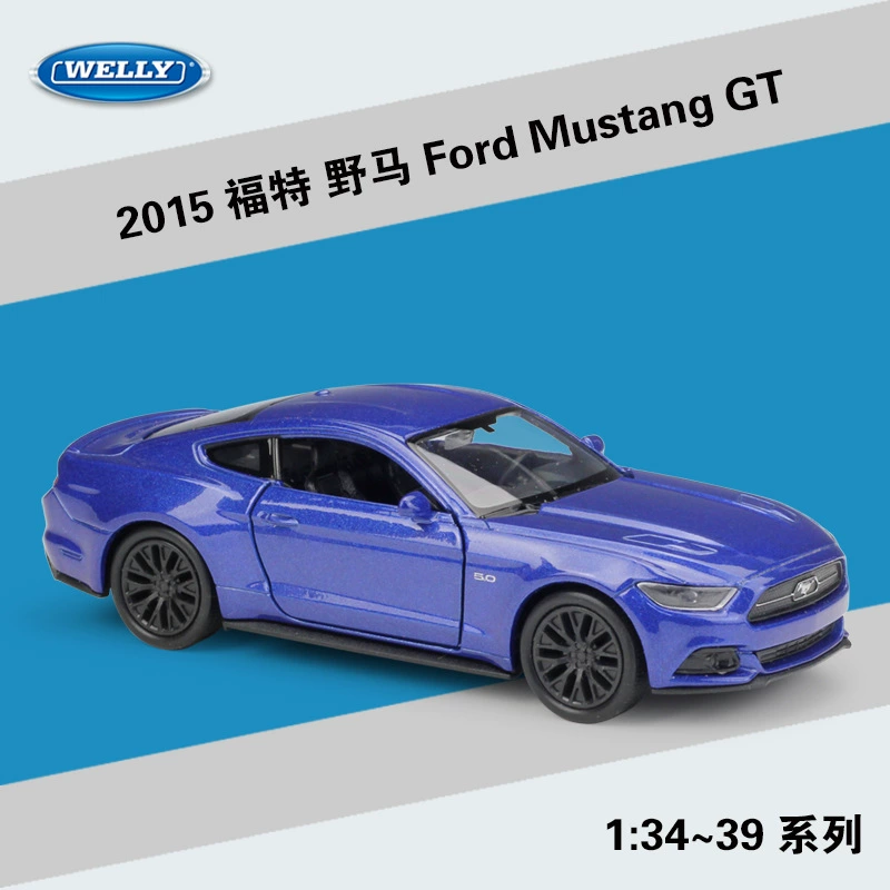 WELLY Willie 1:36 Ford Mustang 2015 Ford Mustang GT модель из сплава