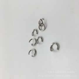 铁圈挂圈连接环扣1.2*8开口圈diy饰品配件批发