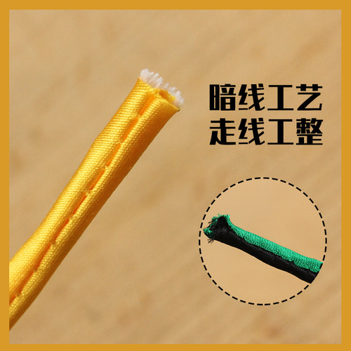 Pendant button material cloth strip retro Chinese style female Chinese double color round rope Tang suit cheongsam button auxiliary material 