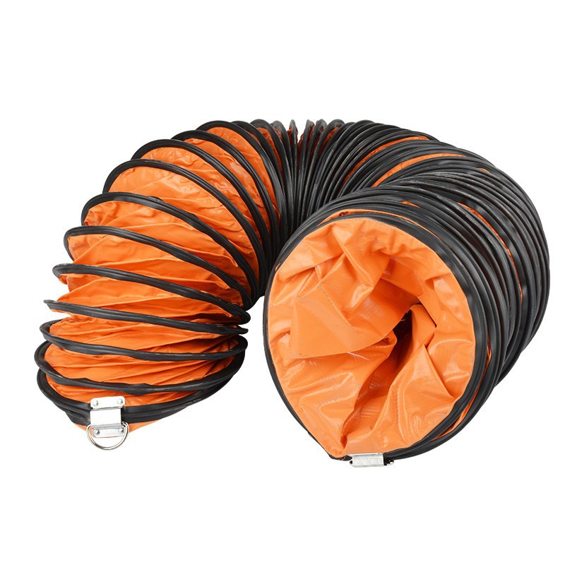 直销PVC-200mm直径 伸缩通风管 PVC手提式风机伸缩通风管