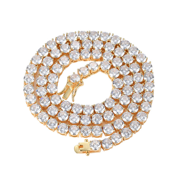 Tennis pendant with zircon