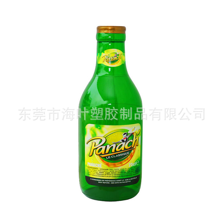 东莞厂家生产大量pvc吹气环保logo啤酒瓶子