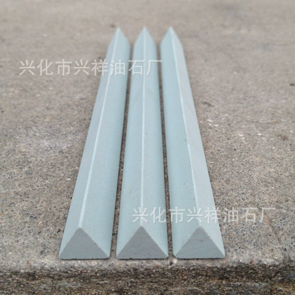 Поставка треугольных полосок масляного камня 150*12 мм, зеленые песочные полоски из карбида кремния для тонкого шлифования масляных камней 100*10 и других плоских квадратов.
