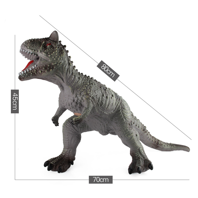 Venta directa de fábrica mundo de dinosaurios de relleno de vinilo de algodón de prensa de sonido de simulación de dinosaurio modelo de decoración juguetes para niños