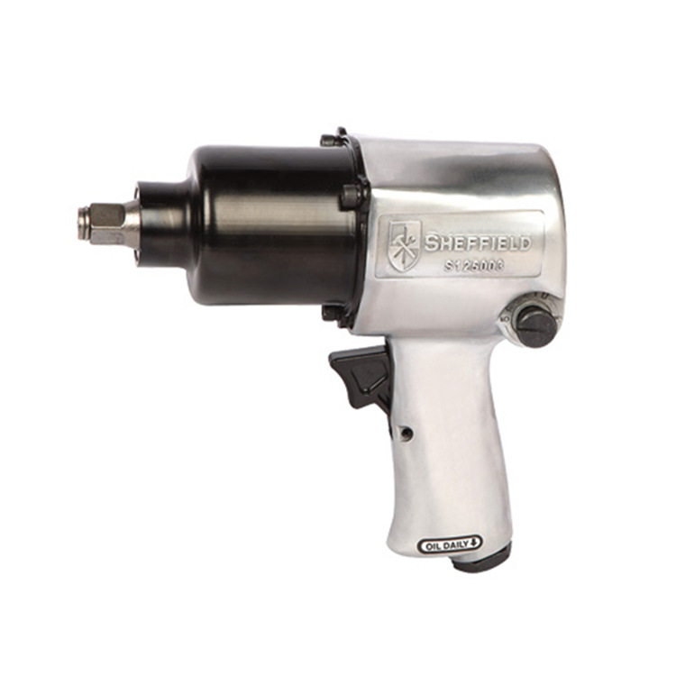 钢盾工具 1/2"双锤式气动扳手小风炮570NM M16 S125003