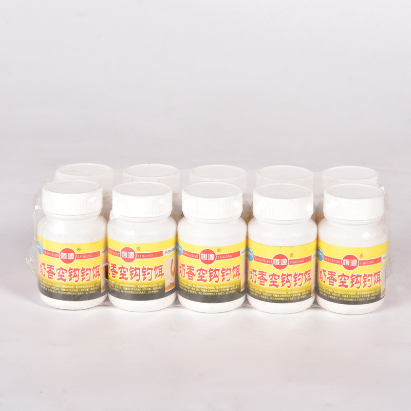 Hengyuan Taigong milk fragrance empty hook fishing bait fishing dip bait fish food shake three shake sticky powder bait sticky rice glue bait wholesale