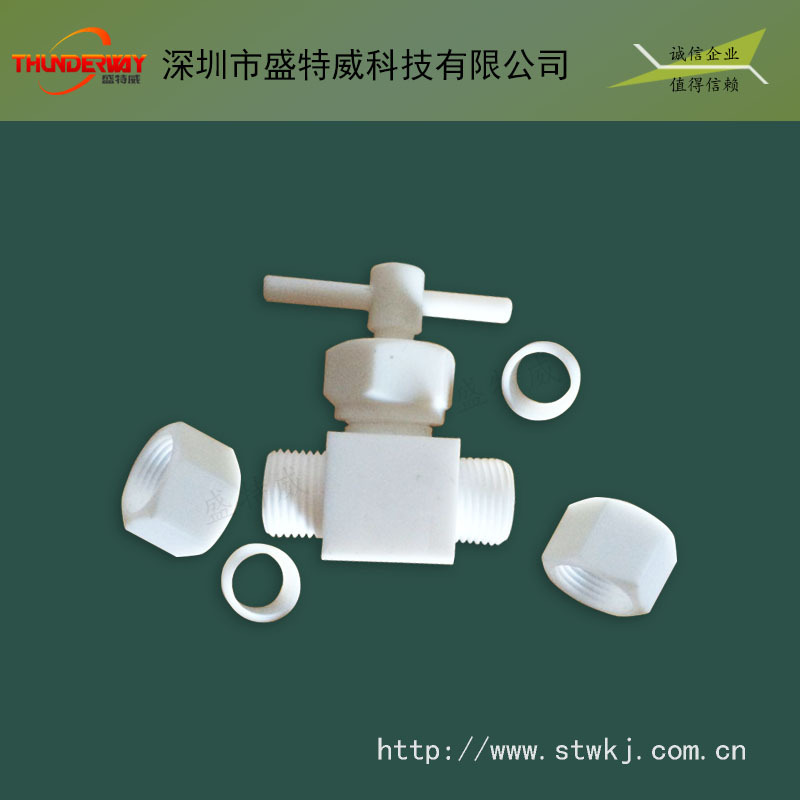 聚四氟乙烯水阀生产加工|四氟异形加工|各类四氟接头加工生产