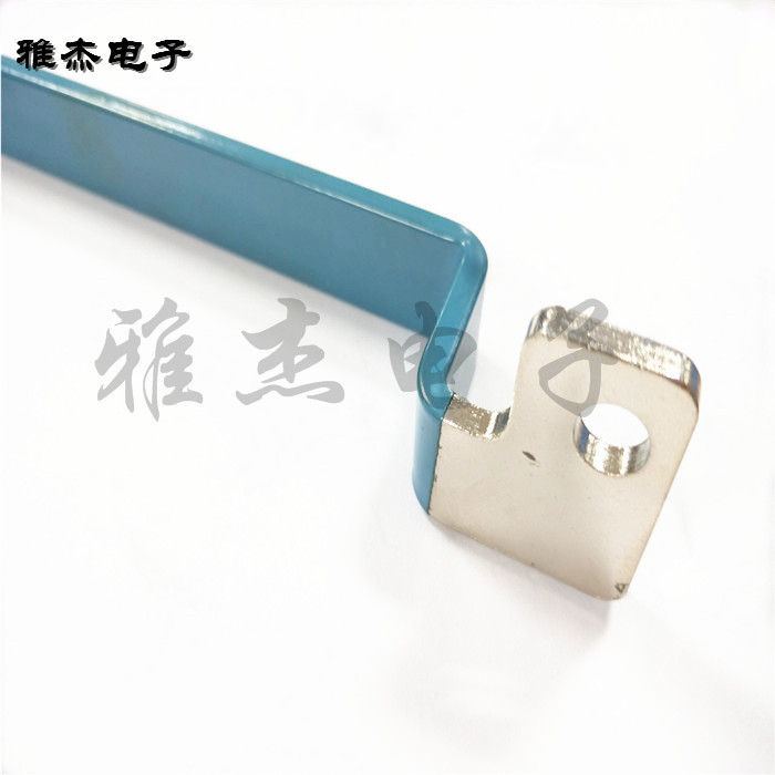 新款蓝色TMY环氧树脂涂层镀银硬铜排 加工镀锡铜排 T2紫铜连接排