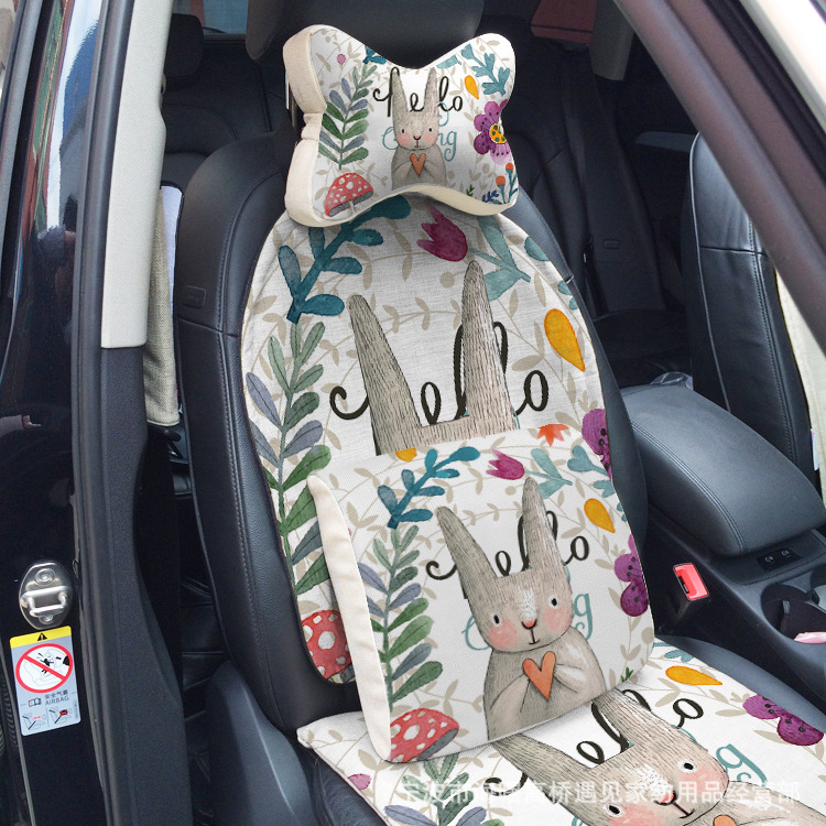 Кролик, комплект с грибочками-гвоздиками