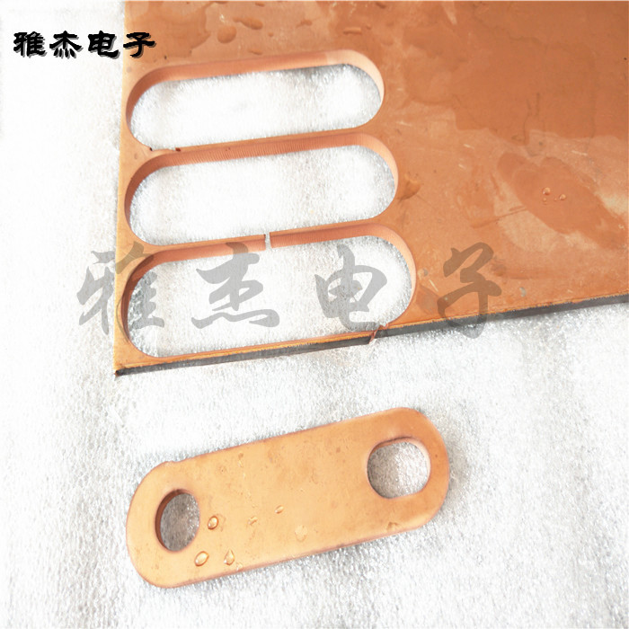 异形铜排软连接家 异形接地硬铜排 雅杰优质镀镍铜 导电连接铜排