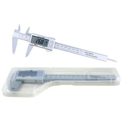 Electronic digital display caliper vernier caliper 0-150mm all plastic digital caliper vernier multiple packaging