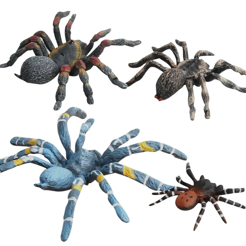 Cross -border hot selling simulation wild insect animal spider model gray -blue poison spider big spider spider tideline static ornaments