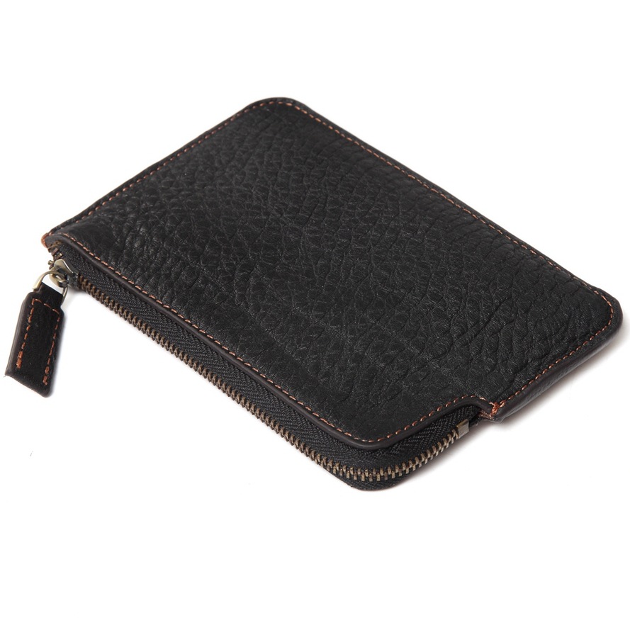 Wallet with zipper