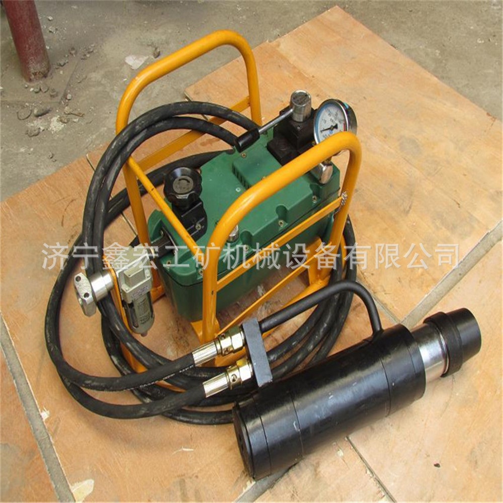 矿用气动锚索张拉机具 MQ系列锚索张拉机具 张拉千斤顶规格多
