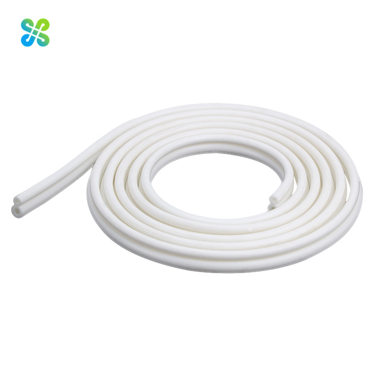 食品级透明双排管 FDA认证 双排双孔挤出硅胶管