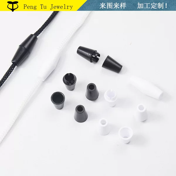Factory Direct Sales 3mm Aperture Hanging Clock Buckle Plastic Safety Buckle Removable Plastic Rope Buckle Jewelry Pendant Accessories