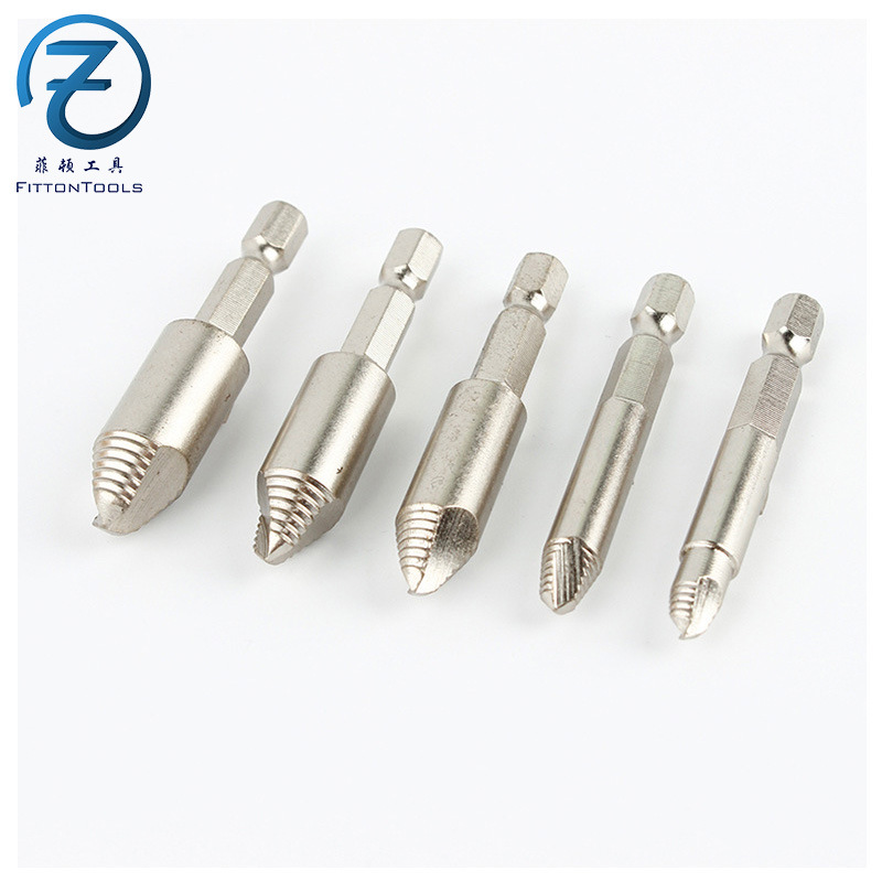 螺钉取出器木螺钉铁螺丝滑牙断头取出高速钢断丝取出工具