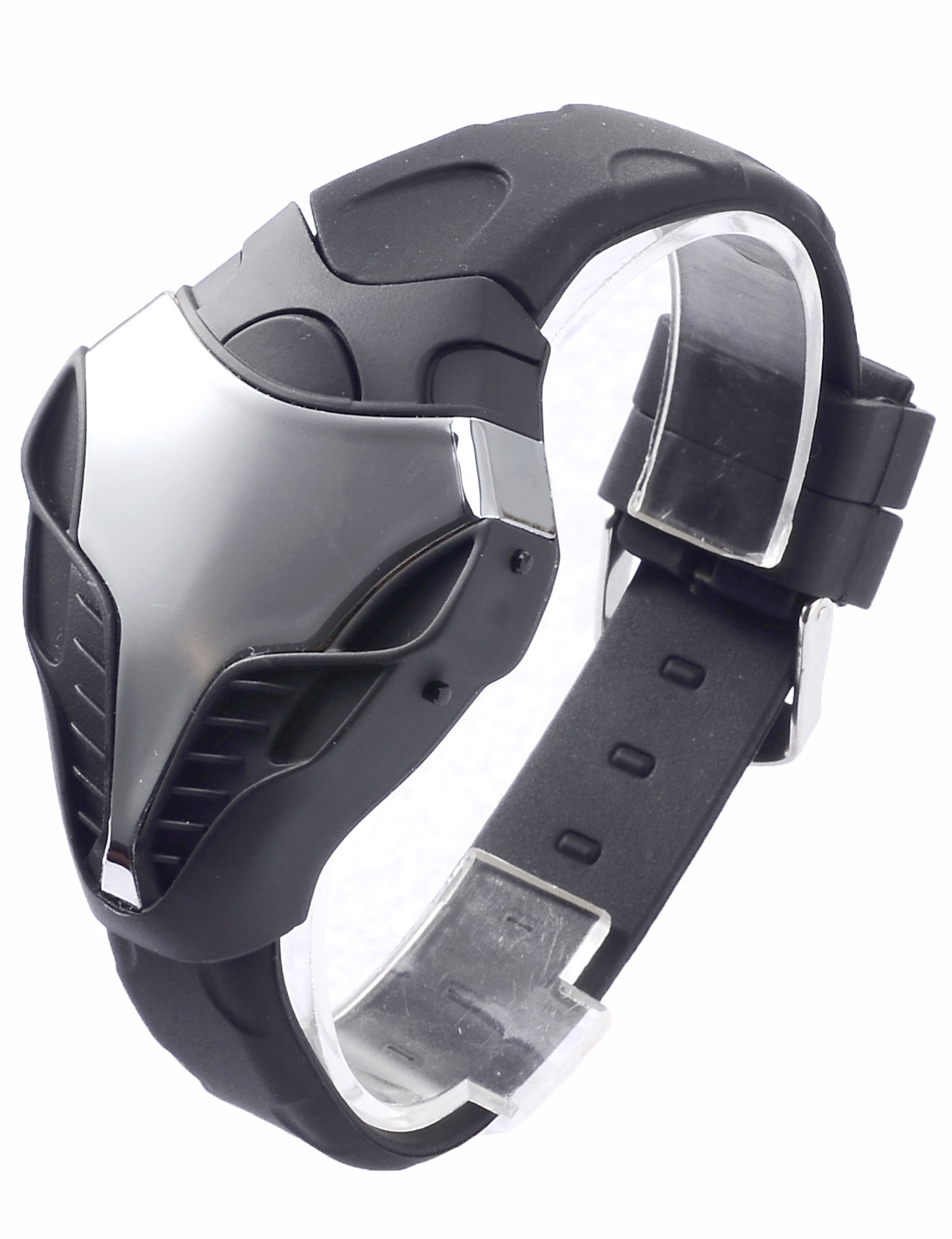 LED Sports cobra watch cross-border e-commerce best selling LED men's wristwatch trendy luminous silicone watch 4