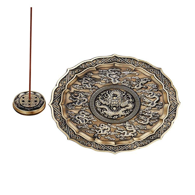 Проволока курильницы пластина для благовоний Jiulong Настенная тарелка для благовоний антикварная курильница Имитация меди бытовые благовония
