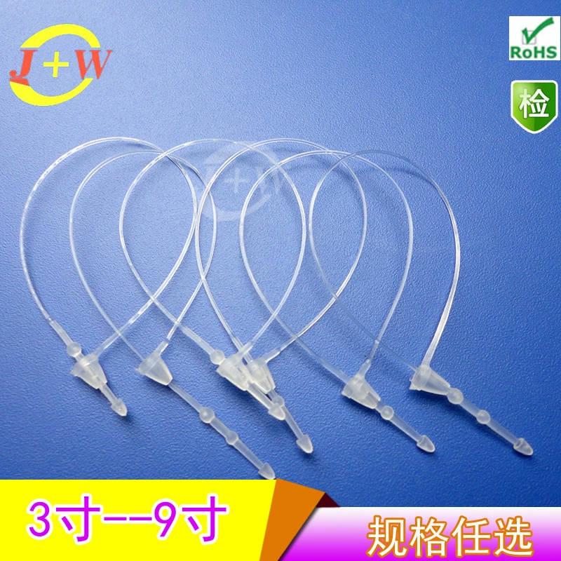 [Оптовая Продажа с фабрики] Прозрачная пластиковая легкая Пряжка для тела Ручная клеевая игла Универсальные аксессуары для одежды Hangtag Tie