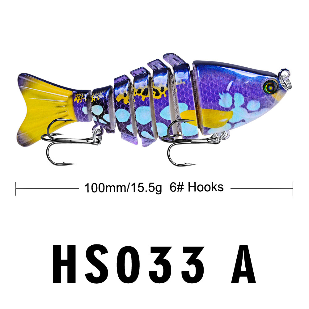 10 cm wielosekcyjna plastikowa przynęta na ryby twarda 15,61 g Bionic Bait HS033_voghion.com