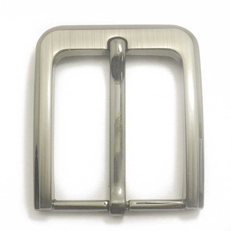 Pin de hombre hebilla de cinturón de cuero fábrica suministro al por mayor aleación pantalones hebilla de cinturón de alta gama