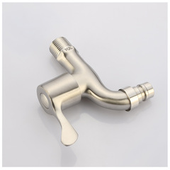 Guangdong manufacturer wholesale 4-point thickened washing machine faucet single cold fast boiling spout mop pool suitable faucet