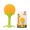 Children's fruit teether, silica gel toy for mother and baby, card holder, pack