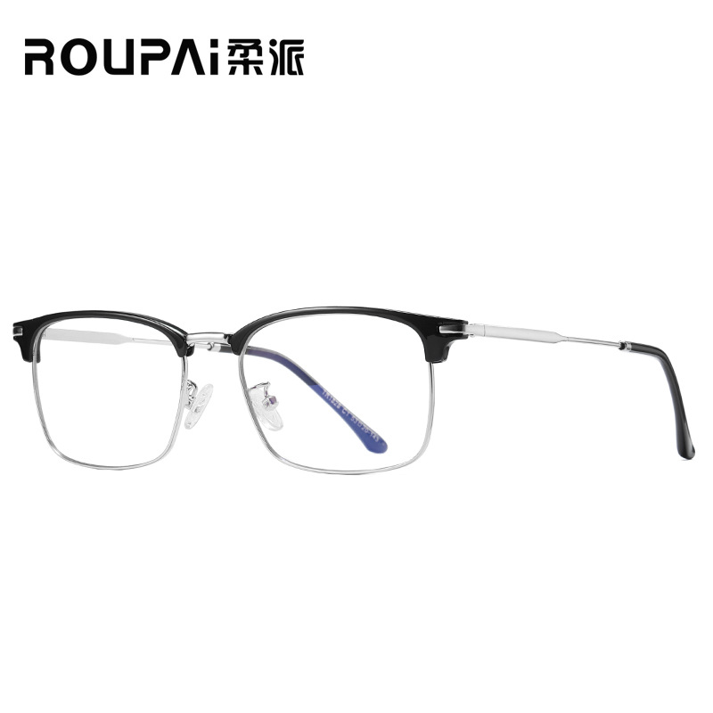 Nuevo TR90 anti-Luz Azul gafas hombres y mujeres mismo espejo de la computadora 1828 estudiante retro gafas al por mayor