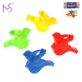 现货批发小鸟口哨 迷你口哨 4只装吸塑助威道具 小口哨