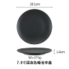 7.9 -inch dark gray matte mid -plate