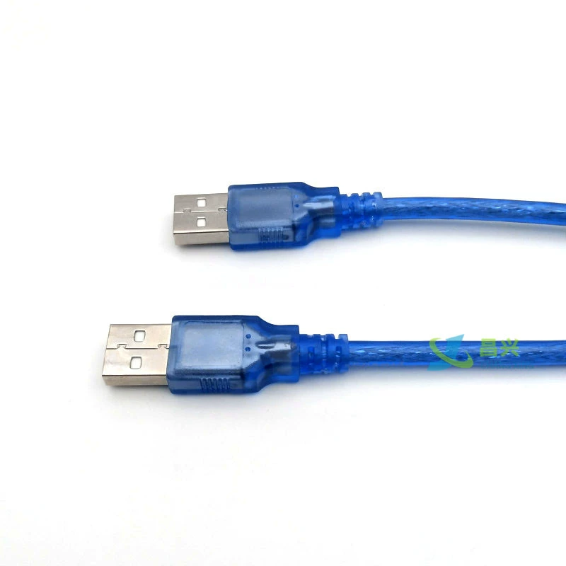 Поставщик-продавец USB-кабель общедоступных данных, пара A, двойная головка, USB-лини, экранированная линейка 2.0, шнур для жесткого диска 0.3 м, и т.д.