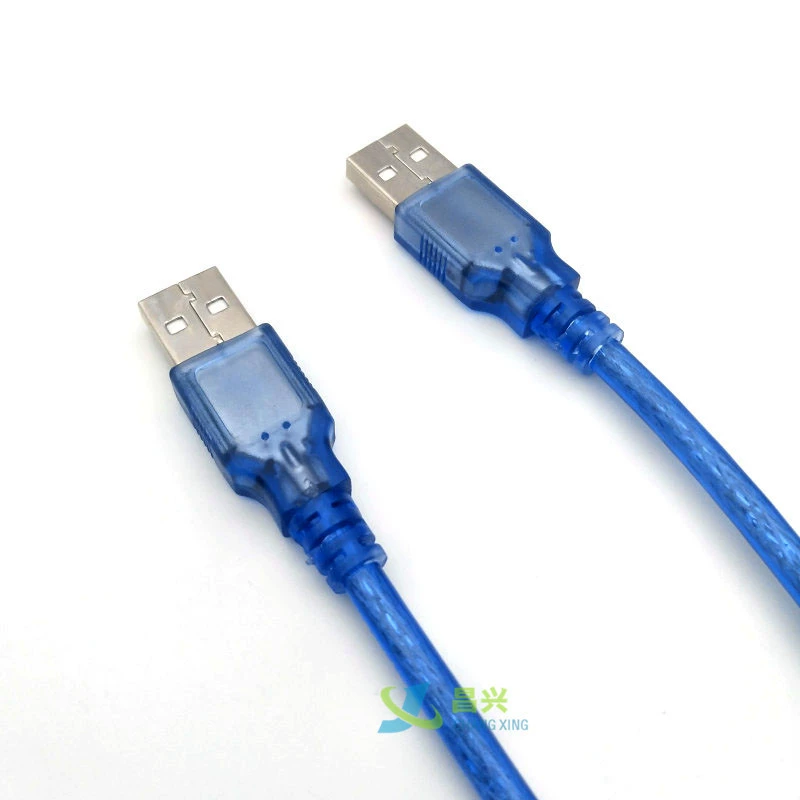 Поставщик-продавец USB-кабель общедоступных данных, пара A, двойная головка, USB-лини, экранированная линейка 2.0, шнур для жесткого диска 0.3 м, и т.д.