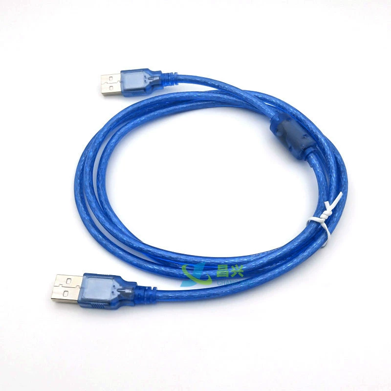 Поставщик-продавец USB-кабель общедоступных данных, пара A, двойная головка, USB-лини, экранированная линейка 2.0, шнур для жесткого диска 0.3 м, и т.д.
