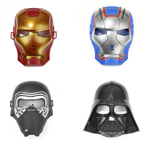 Street stall anime mask Halloween Spider-Man hero Wolverine Captain America Iron Man Thor mask