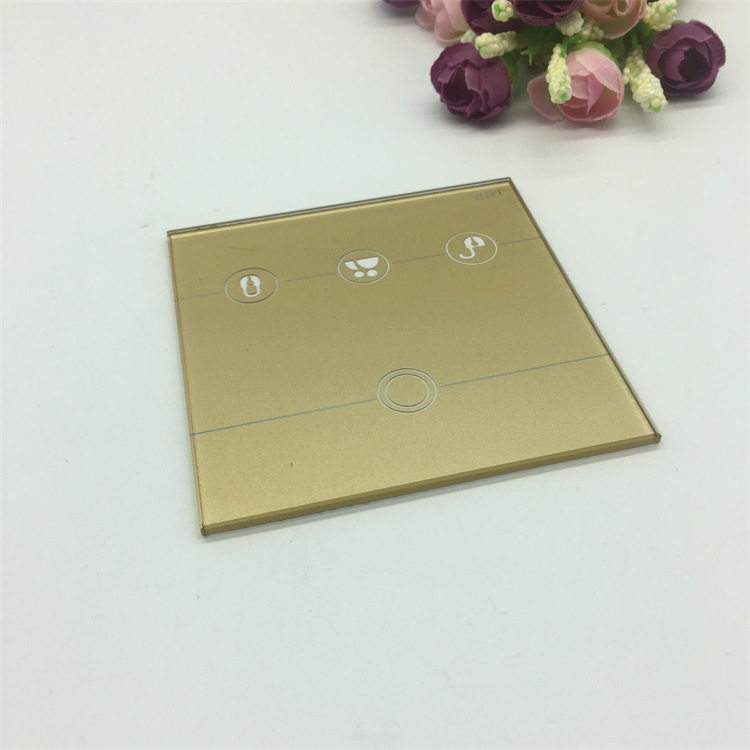 厂家长期供应强化玻璃加工 丝印玻璃 钢化玻璃面板