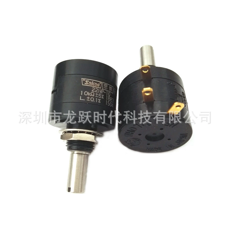 SAKAE Sibo potentiometer 22HP-10-2K ±5% ±0.25% multi-turn wire-wound resistance potentiometer