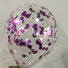 Transparent balloon, children's nail sequins, layout, decorations, 12inch, 8 gram, Birthday gift