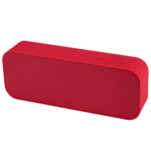 Dual-Loudspeaker Rectangle Outdoor Bluetooth Speaker Subwoofer Card Slot Speaker Year-end Gift Bluetooth Speaker