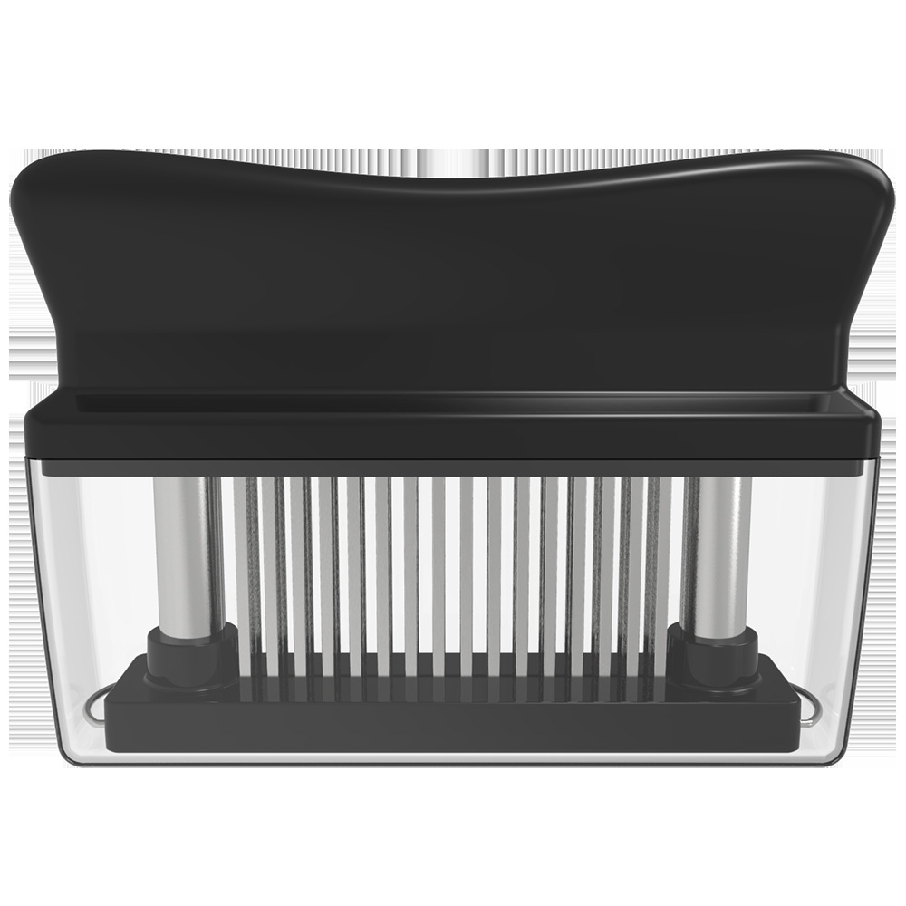 10B48 de acero inoxidable aguja de pino tierna carne aguja de carne fila aguja de costilla rota cuchillo ablandador de carne extraíble y lavable