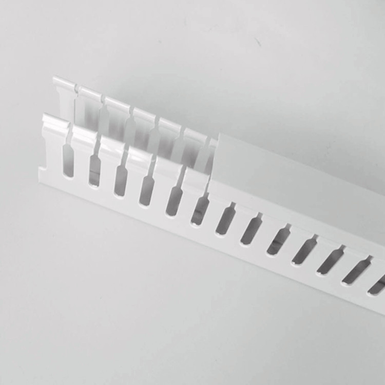 灰色PVC塑料配电柜线槽专用开口行线槽 走线槽 装潢线槽40mm*40mm