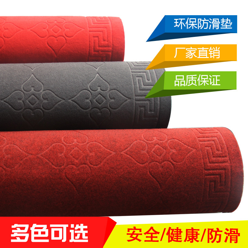 Wholesale Embossed Floor Mats, Printed Carpets, Hotel Living Room, Kitchen, Bathroom Pvc Non-Slip Mats, Modern and Simple
