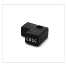 厂家批发L型转接头连接器RGB七彩灯条转接头防水注塑4Pin转角连接