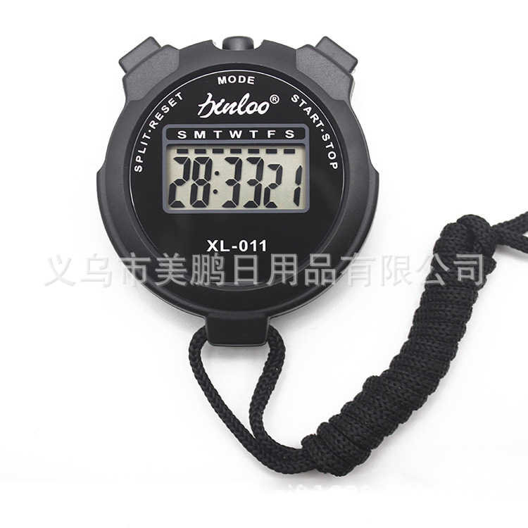 Factory Wholesale Stopwatch Single Row 2-Channel Stopwatch Electronic Running Timer for Track and Field Referee Competition Counting Stopwatch