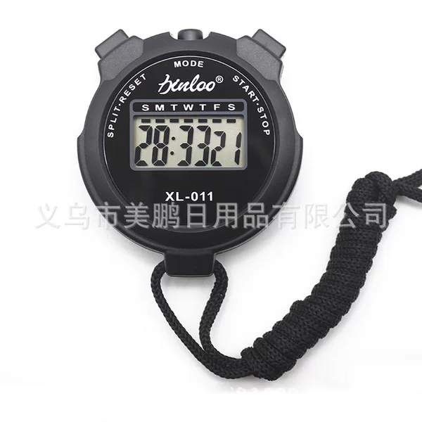 Factory Wholesale Stopwatch Single Row 2-Channel Stopwatch Electronic Running Timer for Track and Field Referee Competition Counting Stopwatch