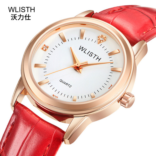 Wallis quartz couple watch belt foreign trade ladies watch waterproof fashion watch trend student watch wholesale