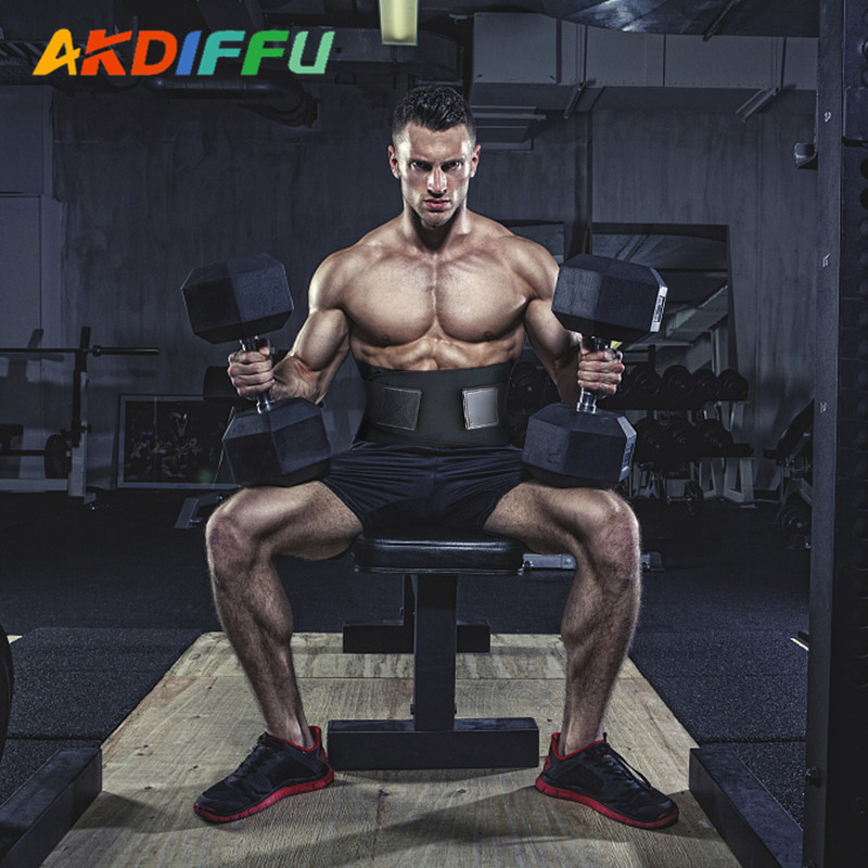 Aikedifei transfronterizo deportes presión apoyo cinturón SBR buceo material sudor cintura apoyo fitness hombres y mujeres