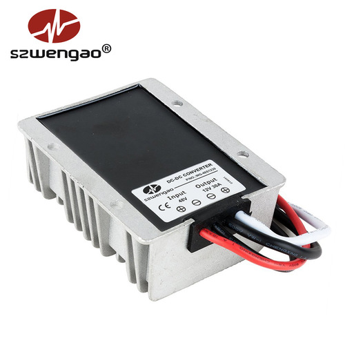 [Sufficient power] DC power converter 36V 48V to 12V 30A electric vehicle voltage regulator