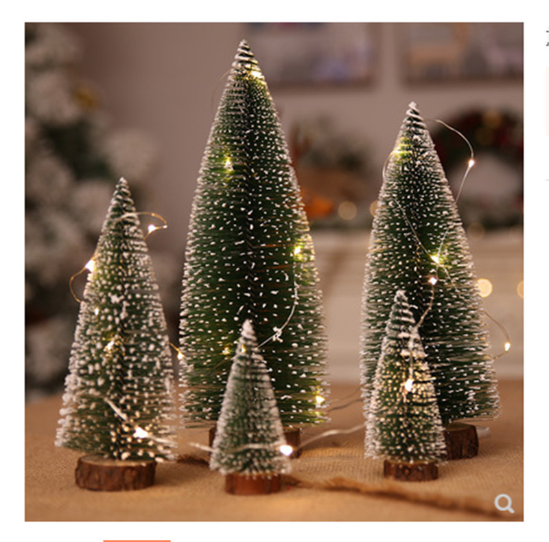 Árbol de Navidad de escritorio 25cm Verde